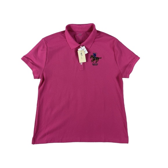 NWT Net Ladies Pink Short Sleeve Polo Shirt‎ Sz XXL - Picture 1 of 7